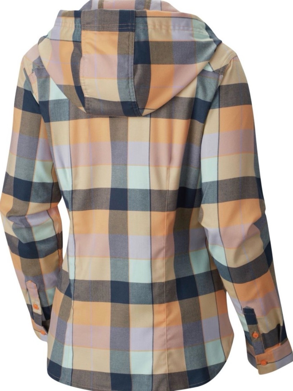 NWT Mountain Hardwear Plaid Button-Up Shirt with Hood small